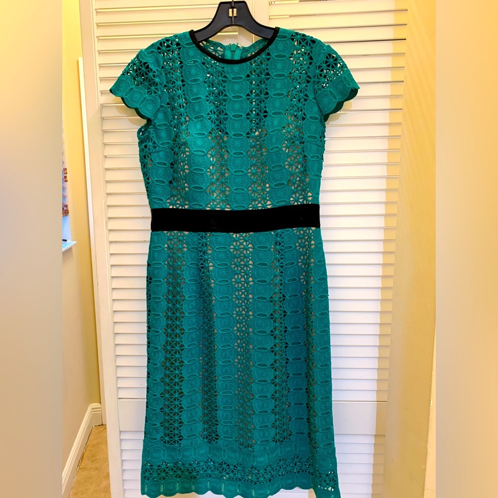 Catherine Deane dress emerald color. Size 10